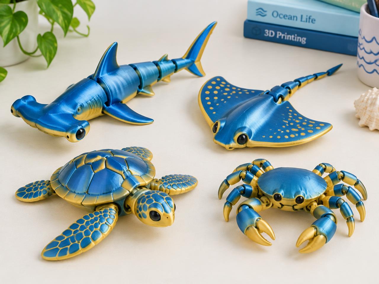 Bichinhos articulados impressos em 3D